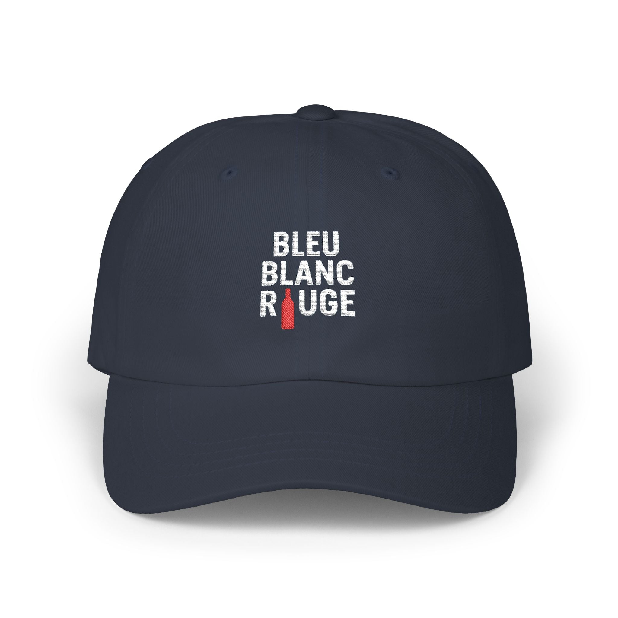 Casquette "Bleu Blanc Rouge" brodé blanc 100% coton - La Famille Française