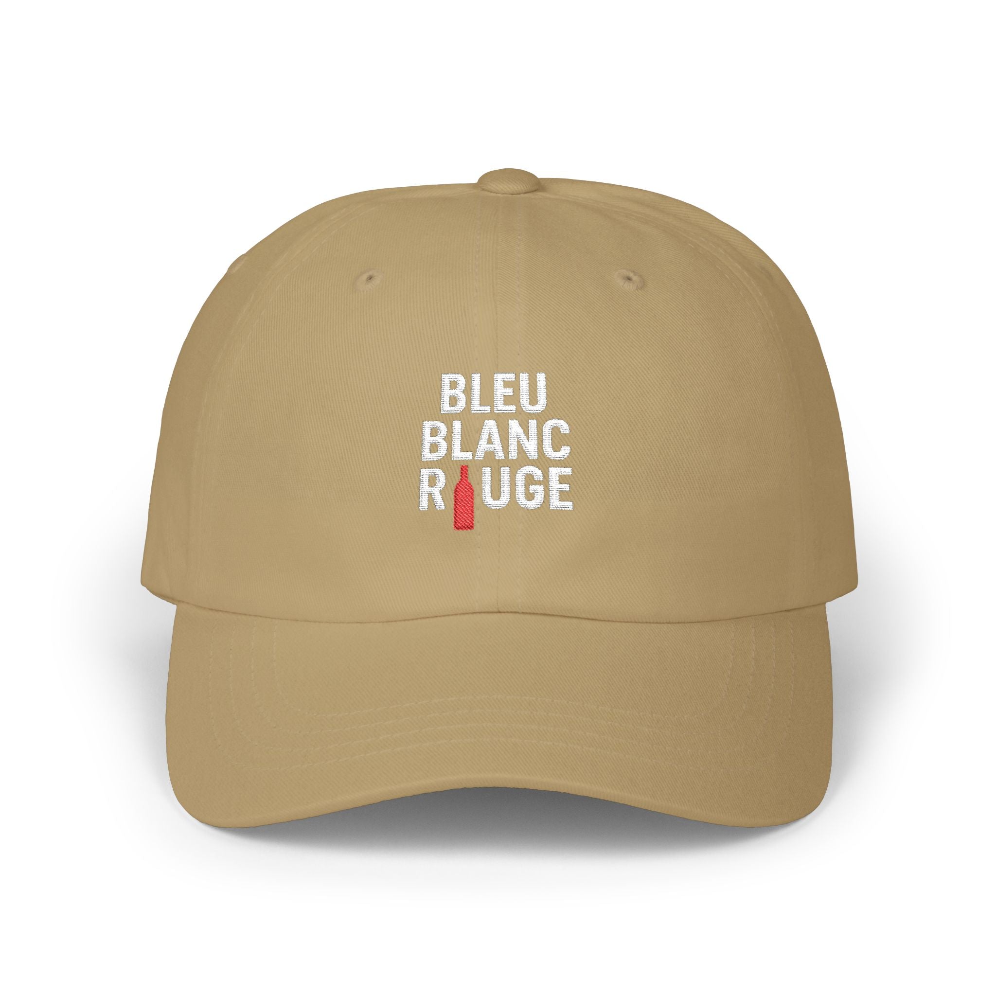 Casquette "Bleu Blanc Rouge" brodé blanc 100% coton - La Famille Française