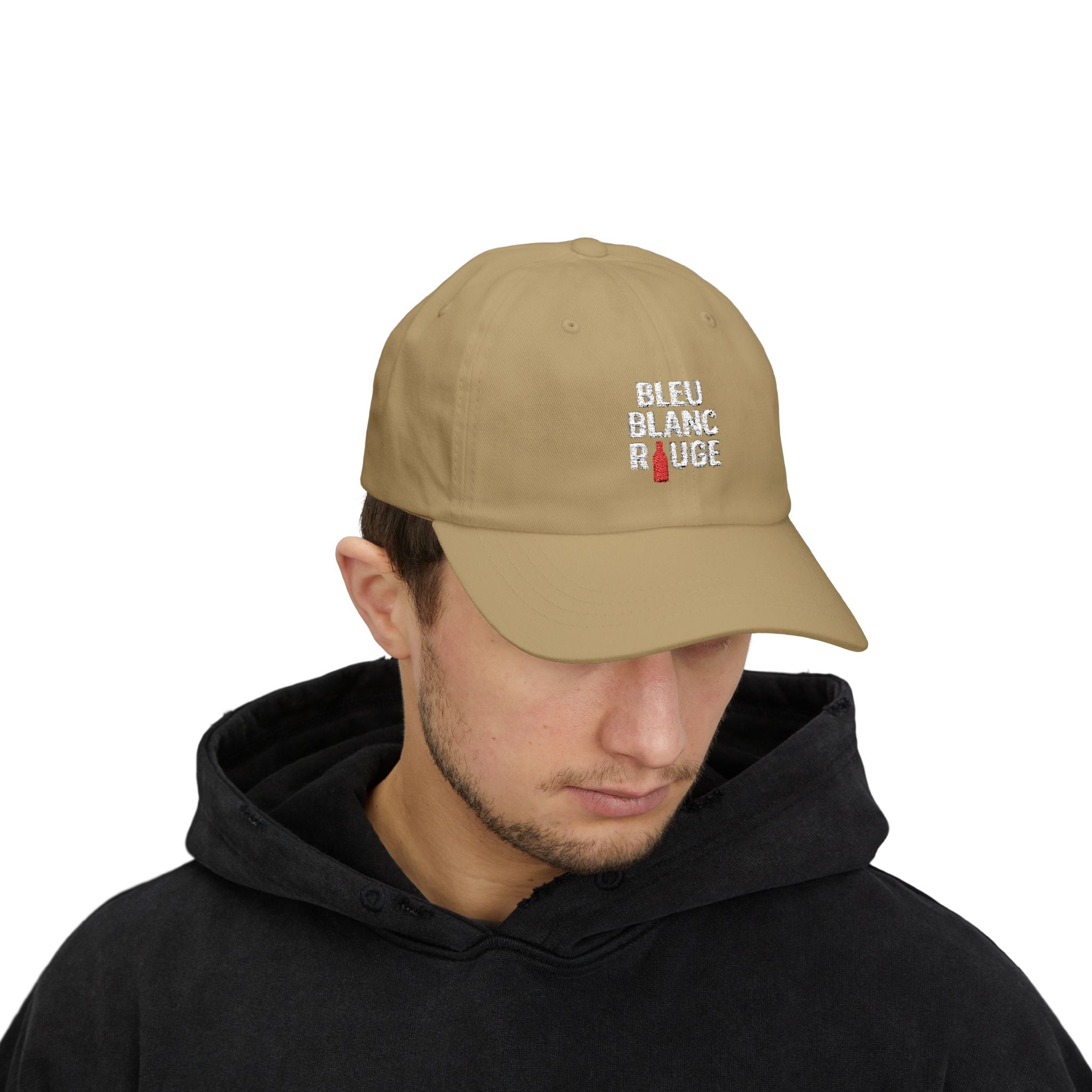 Casquette "Bleu Blanc Rouge" brodé blanc 100% coton - La Famille Française