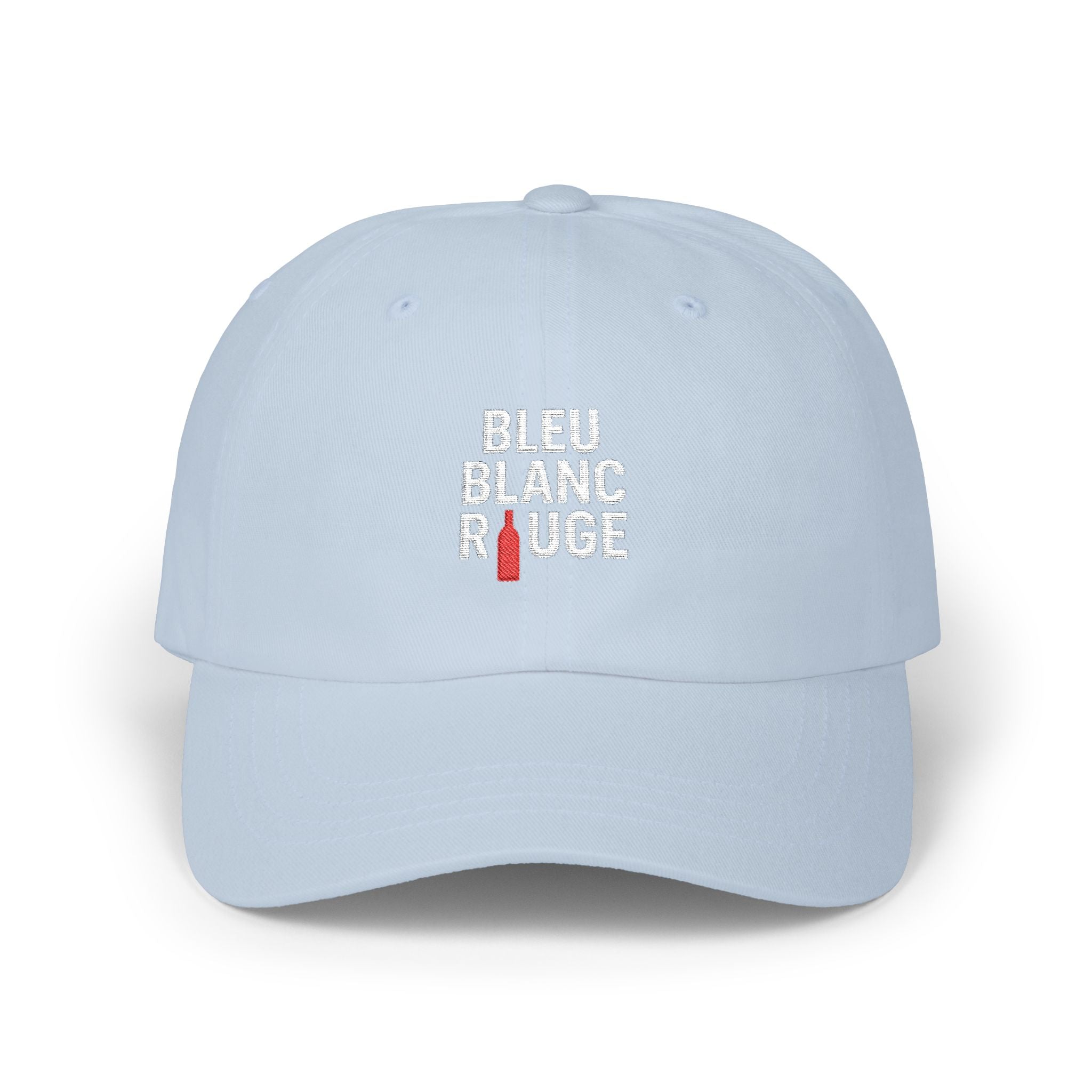 Casquette "Bleu Blanc Rouge" brodé blanc 100% coton - La Famille Française