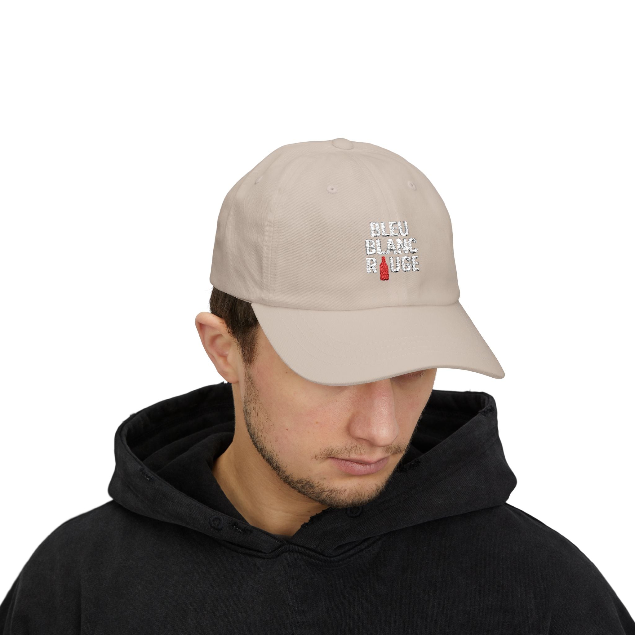 Casquette "Bleu Blanc Rouge" brodé blanc 100% coton - La Famille Française