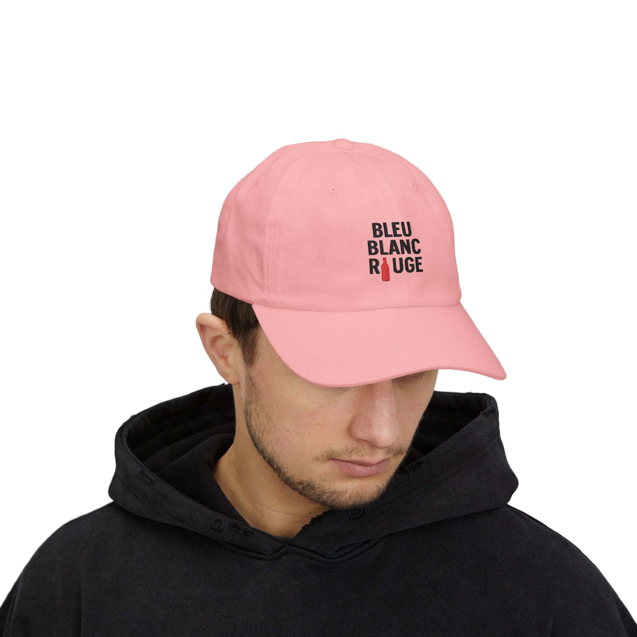 Casquette "Bleu Blanc Rouge" brodé noir 100% coton - La Famille Française