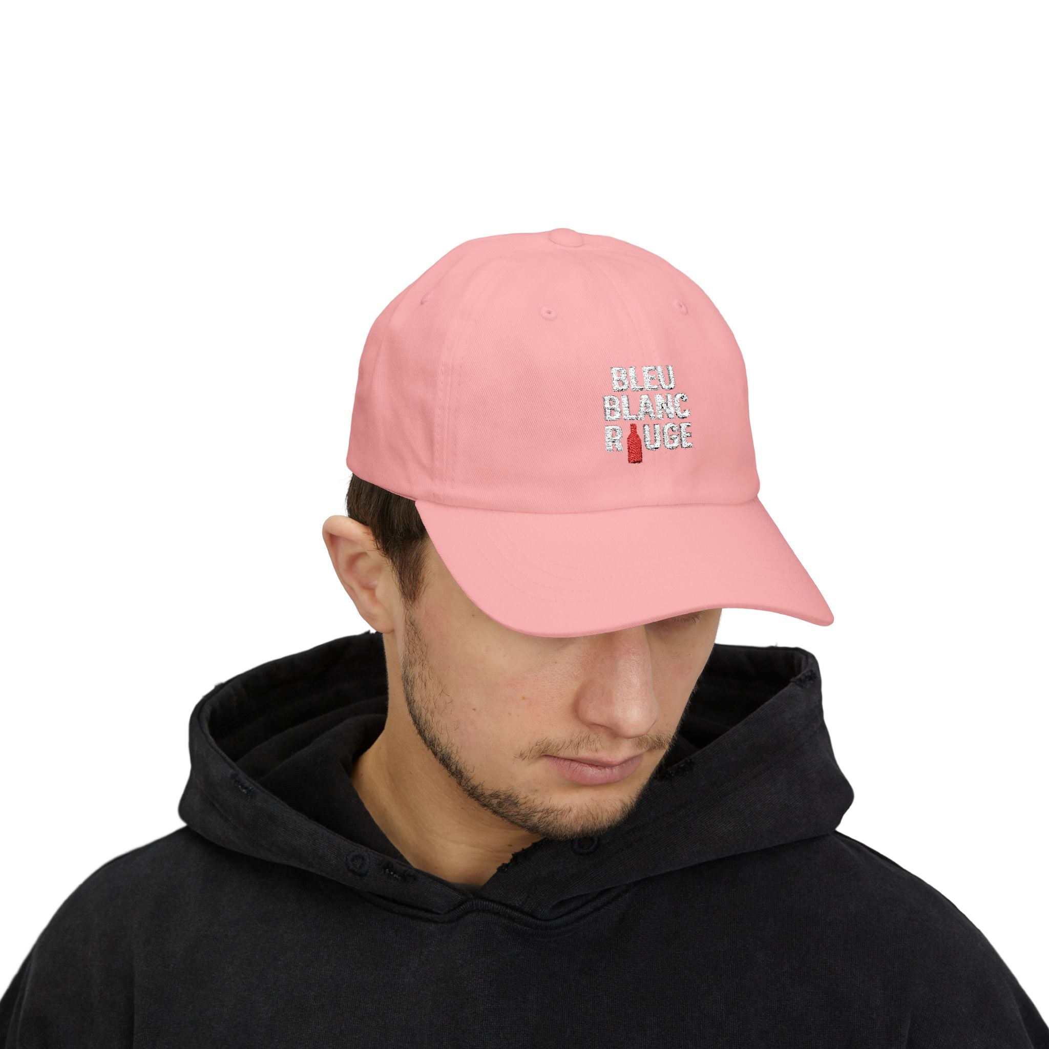 Casquette "Bleu Blanc Rouge" brodé blanc 100% coton - La Famille Française