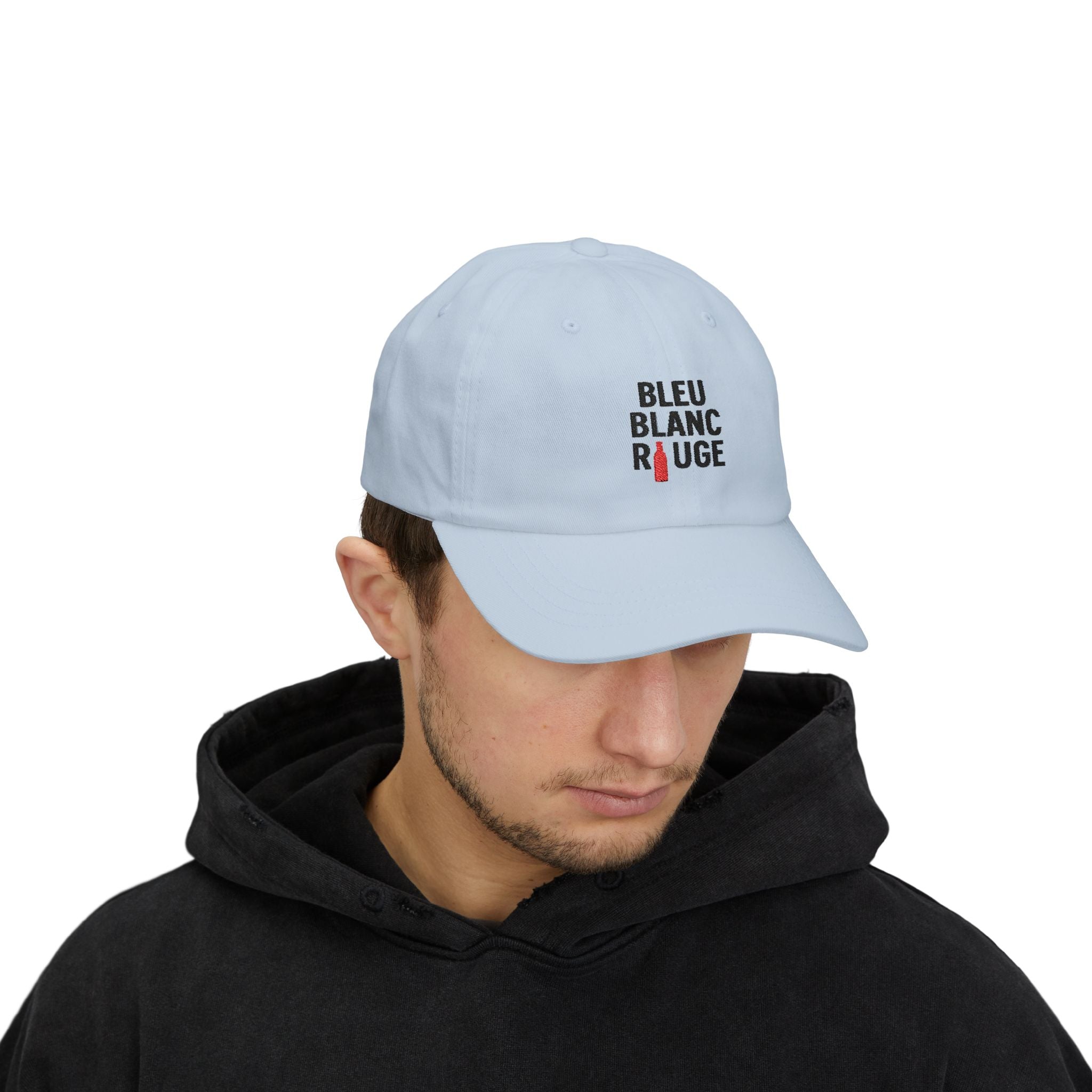 Casquette "Bleu Blanc Rouge" brodé noir 100% coton - La Famille Française