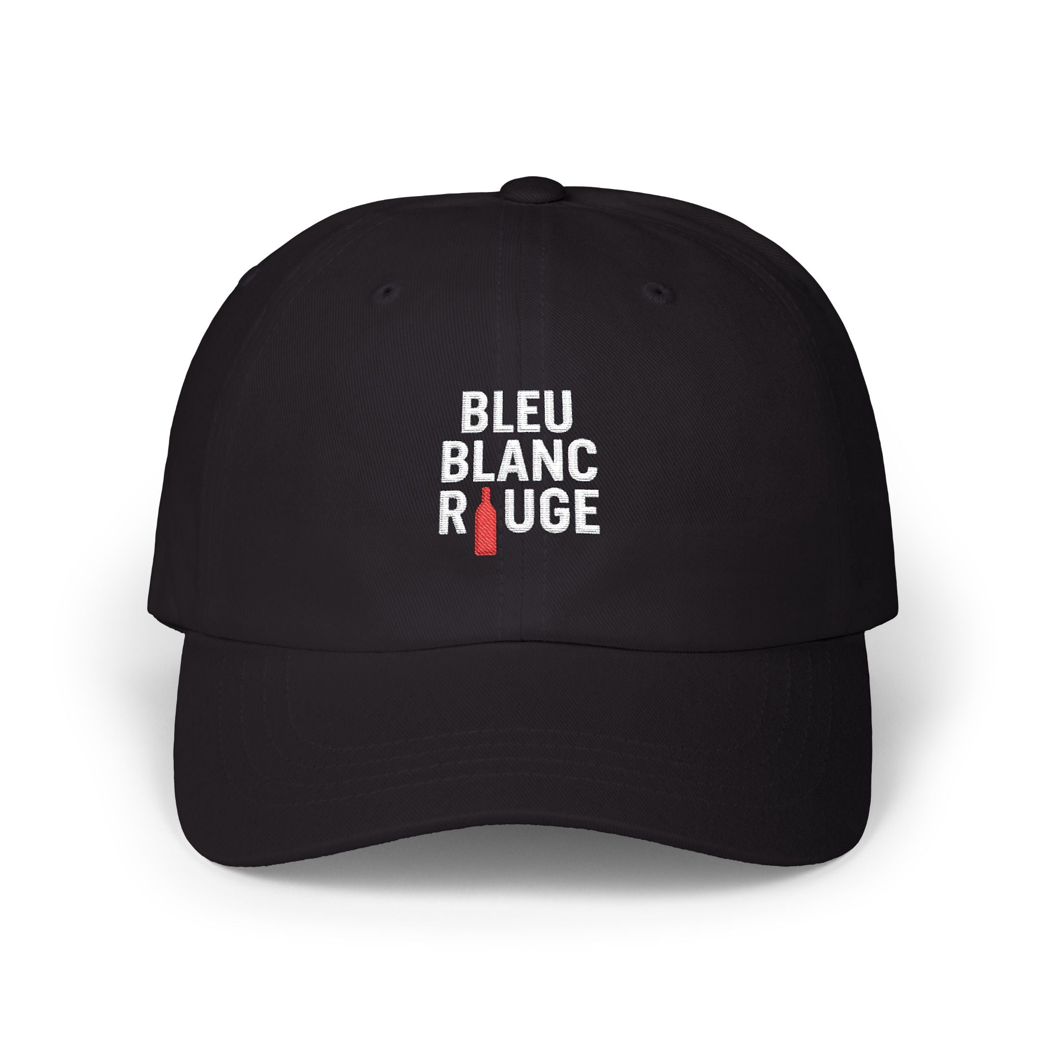 Casquette "Bleu Blanc Rouge" brodé blanc 100% coton - La Famille Française