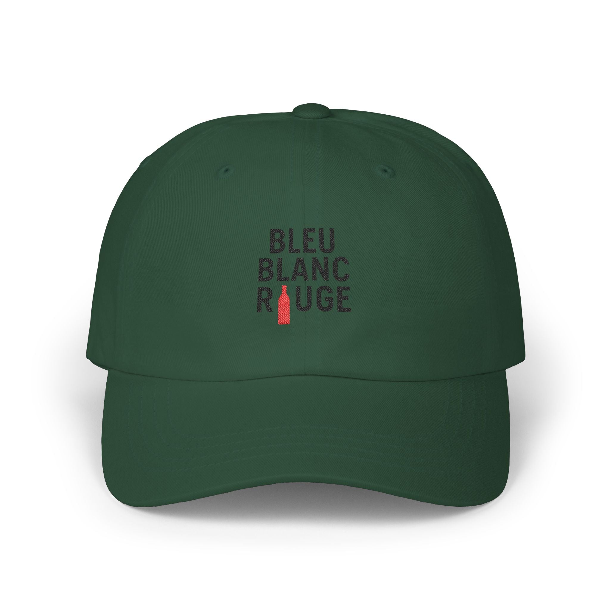 Casquette "Bleu Blanc Rouge" brodé noir 100% coton - La Famille Française